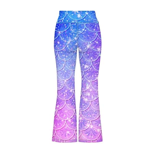 Flare Leggings for Girls High Waisted Yoga Pants for Girls Cute Panda Rabbit Flare Bell Bottom Pants Bootcut Pants3