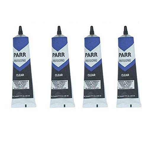 Parr TECH K5908-05 RV Trailer Camper Sealants Parbond Sealant Clear 5 Oz. (Qty 4)
