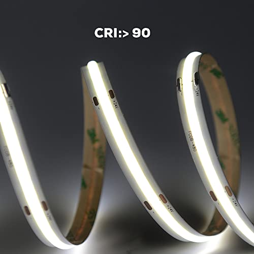 Tira LED COB 24V 5m 2700K-6500K Regulable miniatura 5