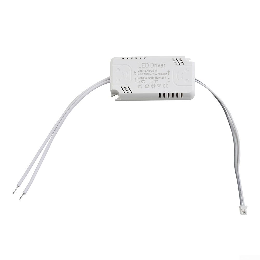 Marchfunny LED Driver Transformer AC165-265V 50-60HZ 240-300mA For Ceiling Lights Multiple Protection Mechanisms(8-24W)