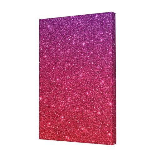 Toile murale dégradé de couleurs et paillettes OUSIKA