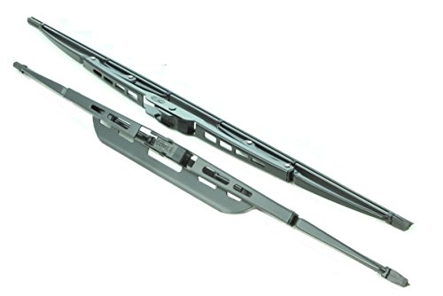 Tergicristalli Alca Spoiler 480mm | Coppia Anteriore Con Gancio Universale | Alta Qualità Tedesca Per Auto (es. Ford Maverick 2000-07)