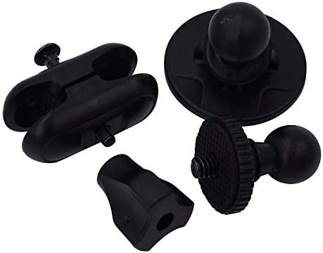 CH01C 1/4"-20 Thread Camera Mini 3M Double-Sided Adhesive Mount Tripod Holder Universal On Dash Cam Mount Holder