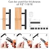 Aegero 10 Pack Cabinet Pulls Matte Black Stainless Cabinet Handles, for Kitchen and Bathroom Cabinets, 5 Inch Length, 3 Inch Hole Center #1