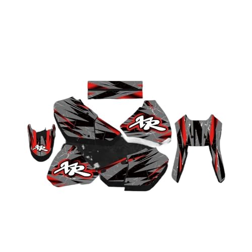 Accessoires de moto XR250 XR400 kit d'autocollants fond graphiques d'équipe 1996-2004