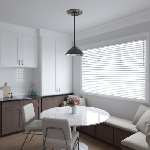 Image of Ekena Millwork 13 inchOD x 3 1 /2 inchID x 3 /4 inchP Baltimore Thermoformed PVC Ceiling Medallion (Fits Canopies up to 5 1 /4 inch), Metallic Dark Bronze