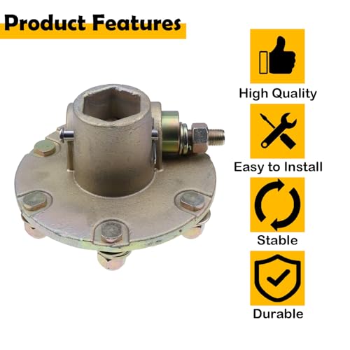 ELSOON 67401-17453 Rear Wheel Hub Assembly Compatible with Kubota B2410 B1700 B7510 B7200 B5100 B4200 B7300 B1550 B5200 B6100 B7400 B2100 B7610 B7100 B1750 B7500, H6640-17300 Replacement by ELSOON - Image 4