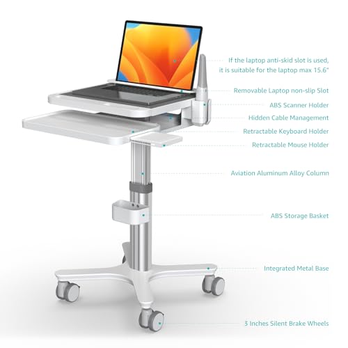 Chariot médical portable support scanner fini le mal de dos - 4