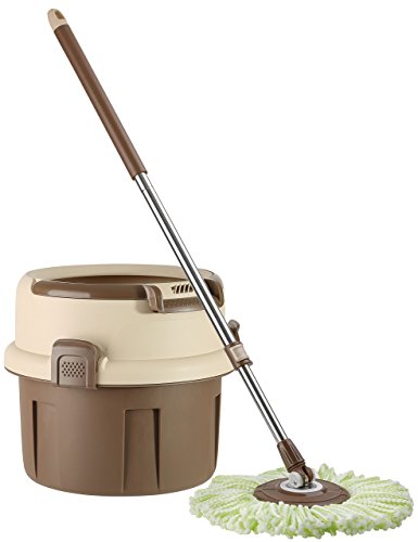 RoMop SA-MTP50 Stainless Steel Deluxe Mono-Tub Spin Mop, Extra Length Handle