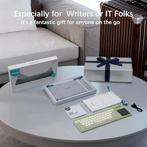Image of Nillkin Foldable Bluetooth Keyboard, Portable Wireless Design (Green)