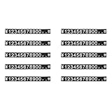 VILLFUL 10 piezas Etiquetas Precio con Números Ajustables para Joyería Tienda Carteles Rebajas Escaparates Soporte Portátil