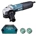 Produktbild MAKITA MEULEUSE Ø 125 MM 1100 W ( KIT D'ACCESSOIRES) - GA5040RKDJ, Blau, Silber