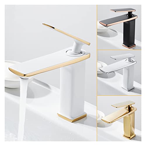 Grue de bain monotrou pour vasque moderne idéale pour la routine du matin