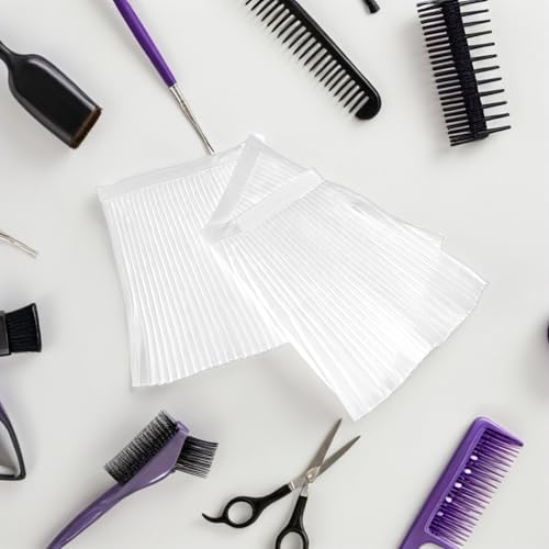 Capa impermeable para teñido de cabello Balacoo blanca miniatura 5