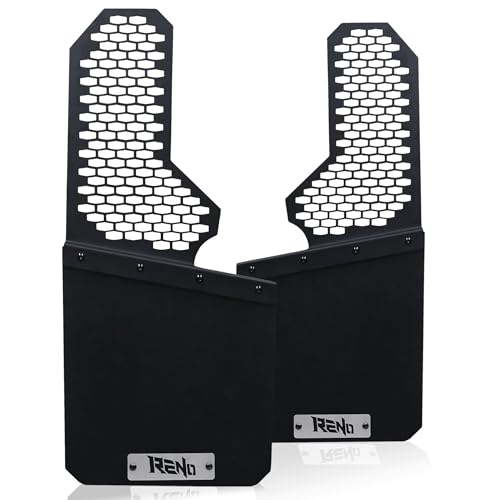RENO Mud Flaps, Front & Rear Mud Guards Sides Splash Guards Heavy Duty Vehicle Sediment Protection Compatible with Truck Sierra 1500 2500 3500 Limited Classic (2PCS), Black