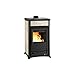 Produktbild La Nordica 7117271 Termorossella Plus EVO DSA 4.0 Wasserführender Kaminofen Liberty Bordeaux/A+