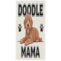 Glilade Hand Towels for Bathroom, Absorbent Kitchen Dish Tea Towel 30 x 15Inch Soft Gym Towel for Beach Spa Decor(Doodle Mama)