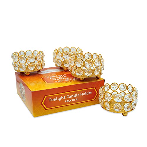 Shubhkart Tea Light Candle Holder Pack of 4