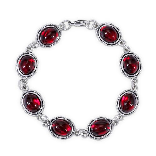 Gothic Bracelet Red Black Crystal Retro Grunge Bracelets Vampire Witch Bracelet for Women Goth Vintage Victoria Renaissance Jewelry Emo Accessorie Halloween