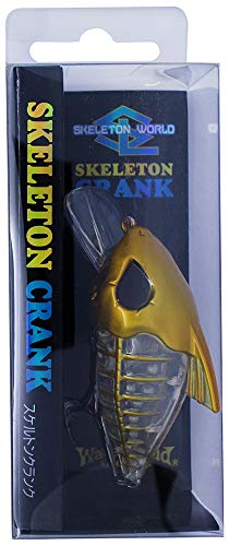 ウォーターランド(Water Land) スケルトンクランク ゴールド/クリア 59mm / 15g