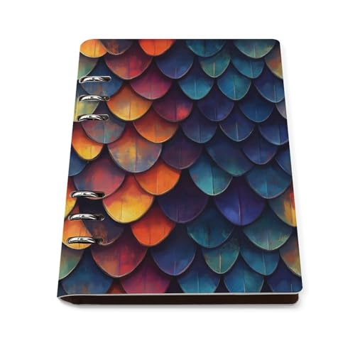 Carnet ligné en cuir synthétique de qualité supérieure et couverture rigide