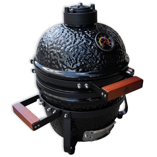 BBQ-First Grill, Tischgrill, Holzkohlegrill, Keramik-Grill
