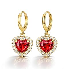 A1:Red Heart Earrings