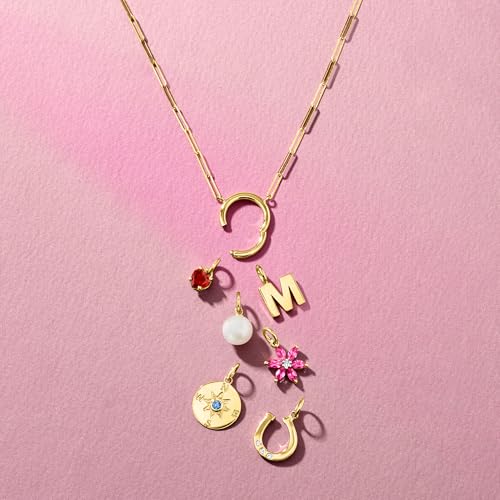 Pure Collection by Ross-Simons Diamond Horseshoe Charm in 14kt Yellow Gold3