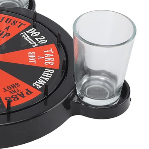 Jogo de bebida para toca-discos, jogo de plástico portátil divertido para bebidas de vidro para KTV