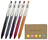 5 colori inchiostro: grigio scuro, nero Cassis, giallo cammello, nero seppia, viola bordeaux.