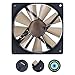 120mm RGB Case PC Fans Cooler Fan with Max 1600 RPM Low Noise Cooling Fan Blade LED Lighting Glows Dynamic Multi-Graph Cycle 1 Pack