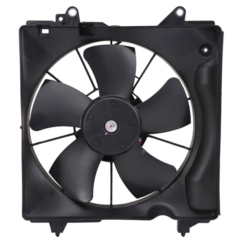 TRQ A/C Condenser Cooling Fan Assembly Compatible with 2016-2022 Honda HR-V HO3113139