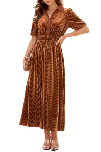 Image of Sissyaki Velvet Maxi Dress Fall Wedding Guest Dress 2026 | Semi Formal to Formal Events, Family Pictures, Holiday Party Dinner Dress