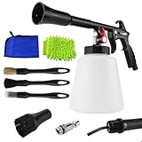 HANDY Tornado Air Cleaning Gun 80-160PSI High Pressure Car Blow Gun, 2 Nozzles, Powerful Air Blast for Dust & Dirt Removal, Surface Cleaning Tool