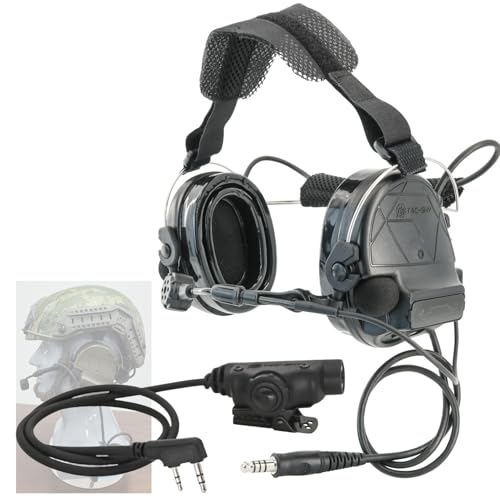 HEARFALCOM C5 PRO Tactical Headset with Mic