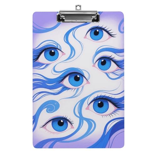 Porte-bloc A4 en acrylique 21,6x31,8 cm avec trou de suspension