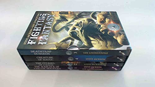 Image of Fighting Fantasy Box Set: (Warlock of Firetop Mountain, Citadel of Chaos, Deathtrap Dungeon, Creature of Havoc): 1