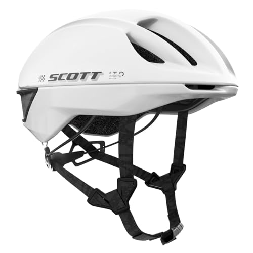 Casco carretera Scott Cadence MIPS 2026 blanco que elimina el calor y protege contra caídas