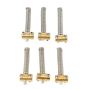 Seafront Telecaster Mosiężne Siodełka 6 Sztuk