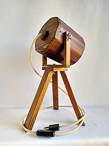 Lámpara foco de cine regulable con trípode