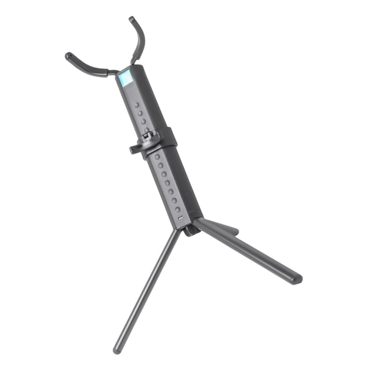 CIMAXIC Folding Saxophone Stand Compact Portable Sax Rack for Tenor Sax Storage Display