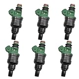 6 unids/lote inyectores de combustible compatibles con Mitsubishi Montero 35L V6 SDH-240 INP534 SDH240 INP-534 MD189021