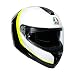 Produktbild AGV Unisex-Erwachsene Sportmodular Helm, Carbon/Weiß/Gelb, Small