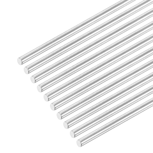Lot De 4 Tiges Rondes Acier Inoxydable 316 – 5 Mm X 400 Mm – Résistantes Corrosion, Pour Bricolage Et Modélisme