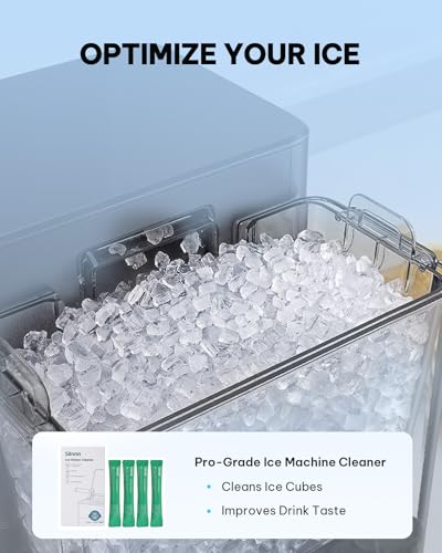Image of Silonn Ice Maker Cleaner & Descaler | Fast Dissolving, Safe| 100% Pure Citric Acid Descaler Powder, 24 Individually Packaged Pouches, Compatible with All Ice Makers & Coffee Machines