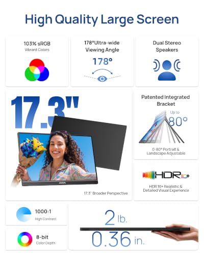 Image of Portable Monitor ARZOPA A1 M 17.3 inch