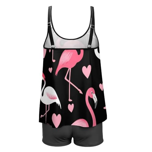 Two Piece Bathing Suit for Women Scoop Neck Tankini Swimsuits Flowy Loose Beachwear Bikini Swimwear4