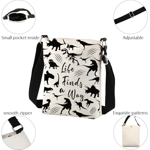 Dinosaur Crossbody Bag Dino Gift Dinosaur Lover Gifts for Dinosaur Fans Dinosaur Movie Gift Dinosaur Crossbody Cell Phone Bag3