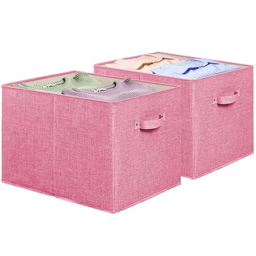 Simple Houseware 15 x 13 Inch Collapsible Fabric Storage Bin