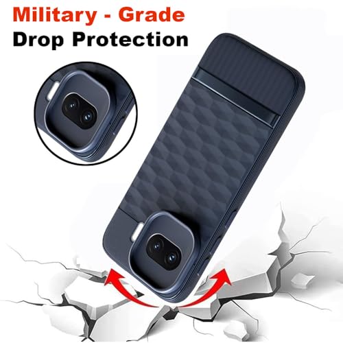 Image of Shockproof Case Compatible with iQOO 15R 5G | Full Camera Protection | TPU Flexible Back Cover for iQOO 15R 5G (Steel Blue)
